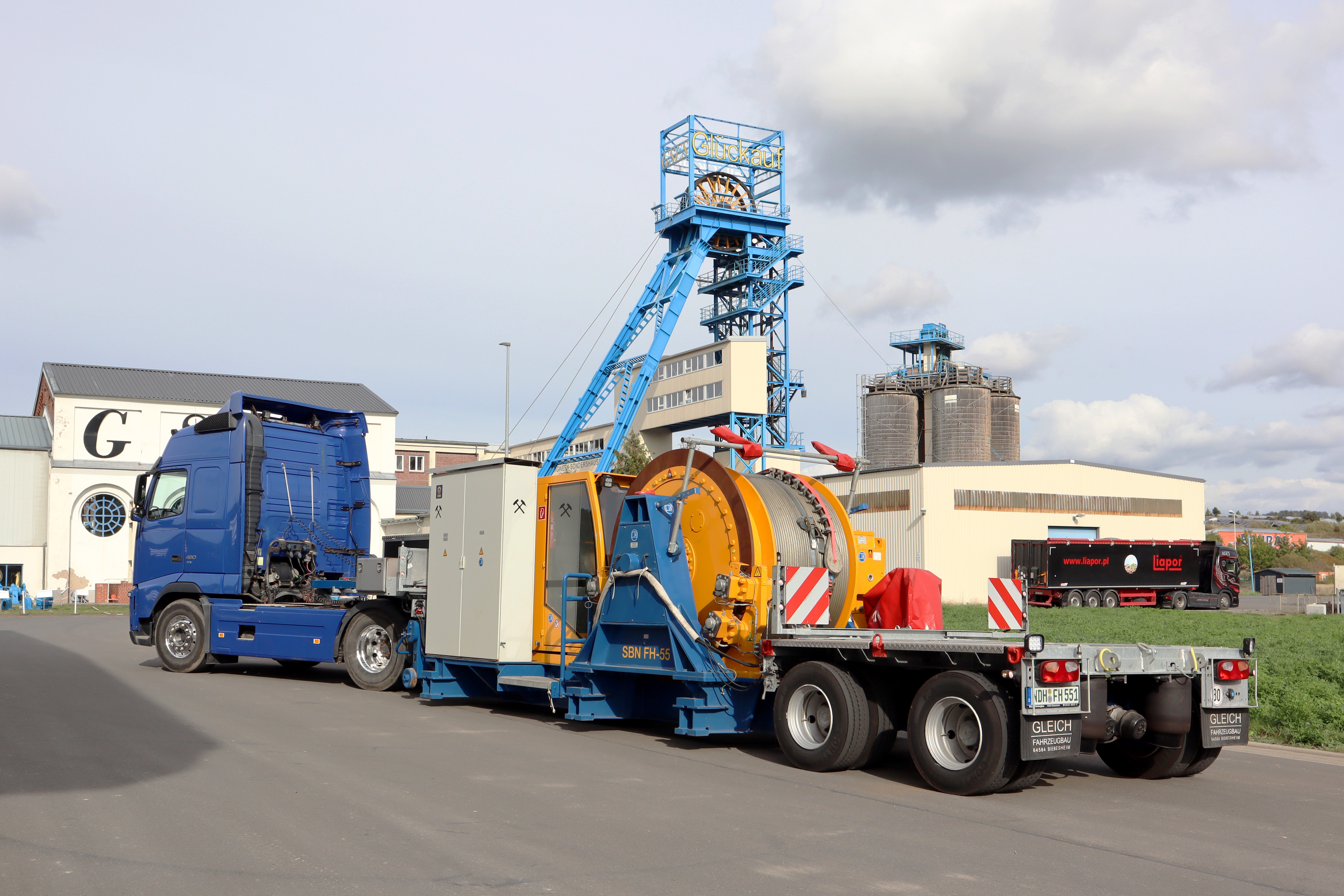 Der Förderhaspel SBN FH-55 ist eine semimobile Hilfsfahranlage.