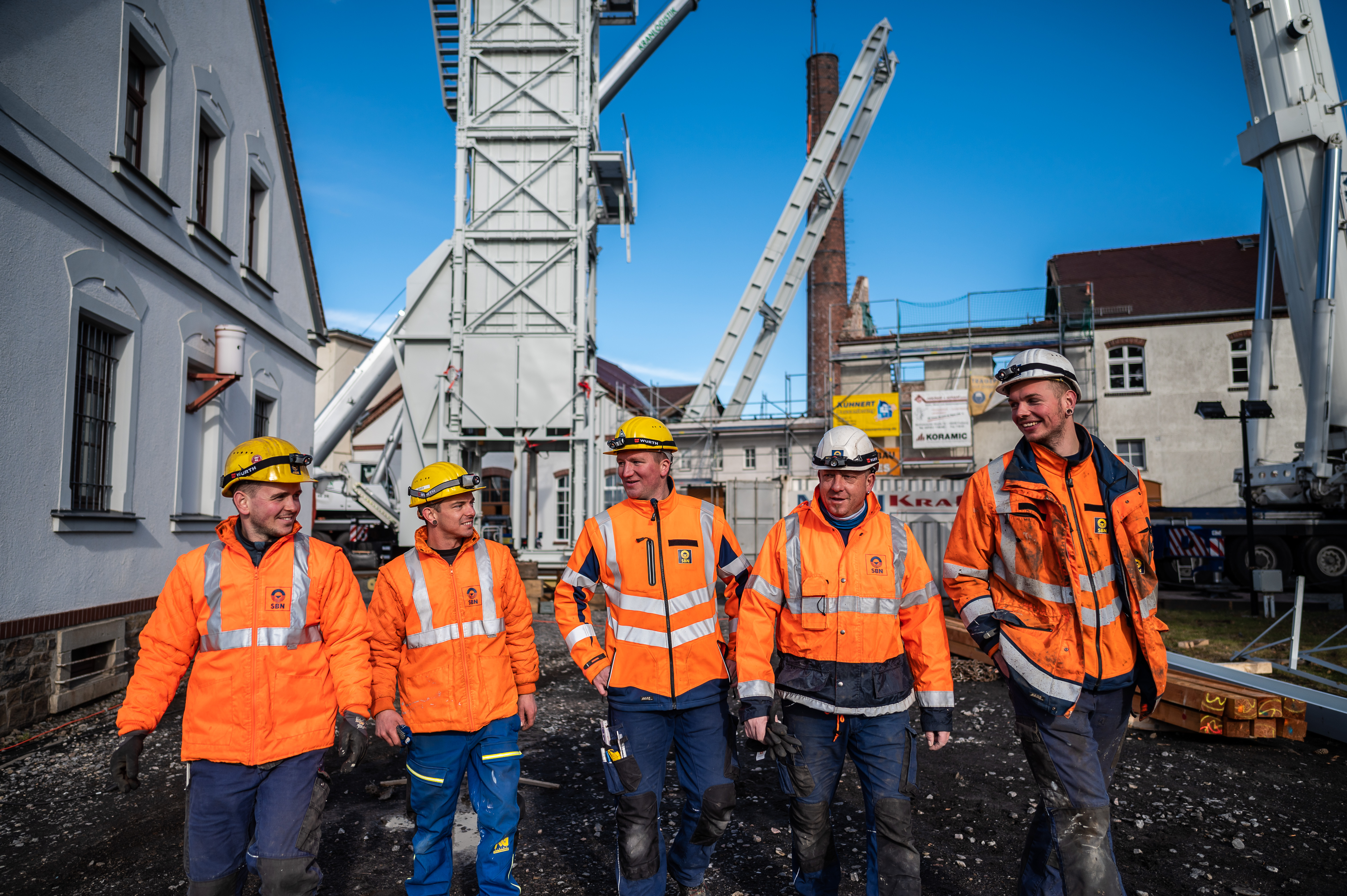 Ein starkes Team – Wir von Schachtbau Nordhausen sind Spezialisten für Bergbau, Analgentechnik, Stahlbau und Maschinenbau.