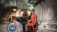 Bergbautechnologen Jürgen Sukow auf Schacht Saale