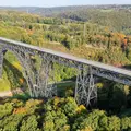Von 2014 bis 2022 setzten die Stahlbauer von Schachtbau Nordhausen die höchste Eisenbahnbrücke Deutschlands instand.