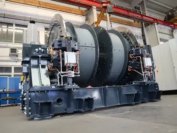 Der Doppeltrommel-Förderhaspel ist ein Produkt von Schachtbau Nordhausen.