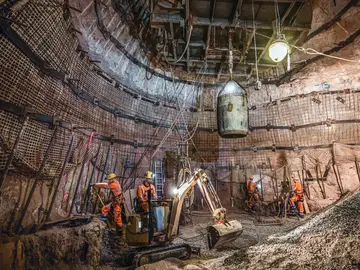 In Teutschenthal realisiert Schachtbau die langzeitsichere Verwahrung des Schacht Saale. 