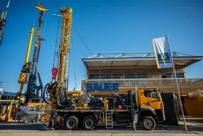 BAUER RB 65 Universalbohranlage auf der bauma 2025 in München