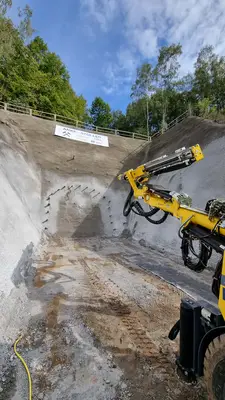 Im Herbst 2022 erfolgte der Anschlag des Neuen Steinbachstollen.