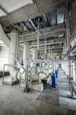 Das Pumpwerk in Oberhausen ist das dritte Pumpwerk, welches Schachtbau im Zuge der Emscher-Renaturierung geplant und realisiert hat.